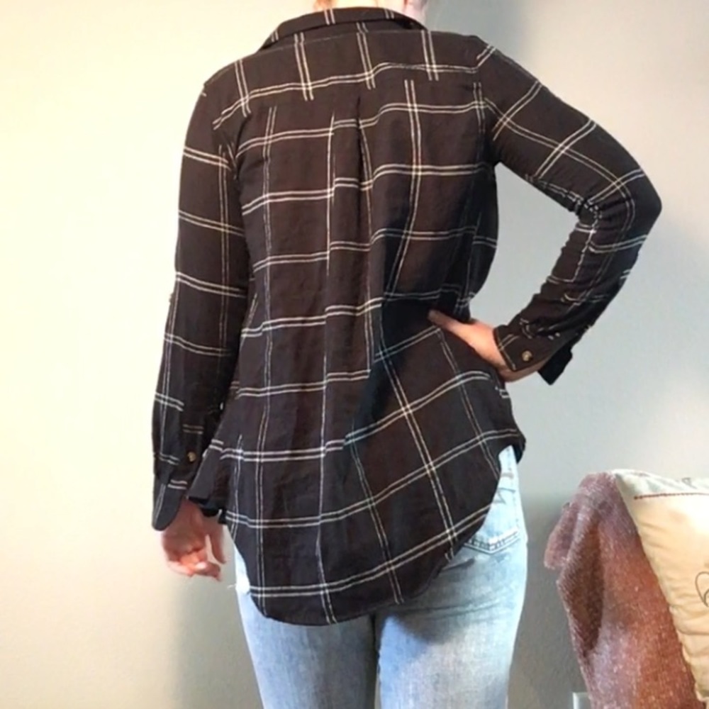 Black and white flannel
